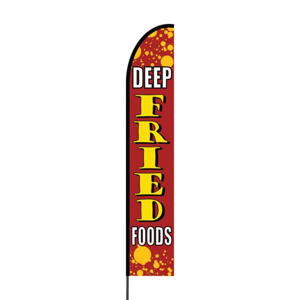 Deep Fried Foods Flex Banner EVO Flag Single Sided Print Thumbnail