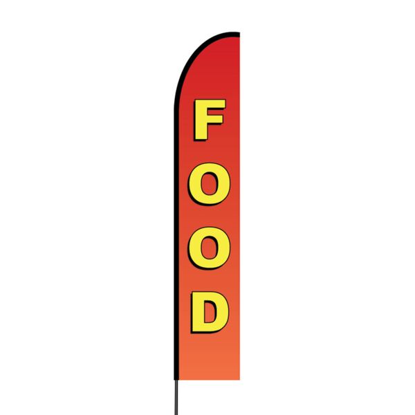 Food Flex Banner EVO Flag Single Sided Print Thumbnail
