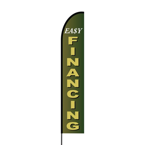 Easy Financing EVO Flag Single Sided Print Thumbnail