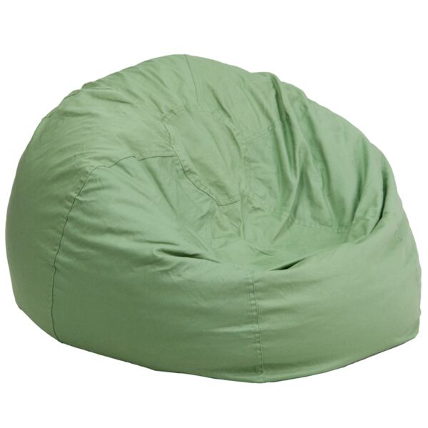 Green Fabric kids bean bag Thumbnail