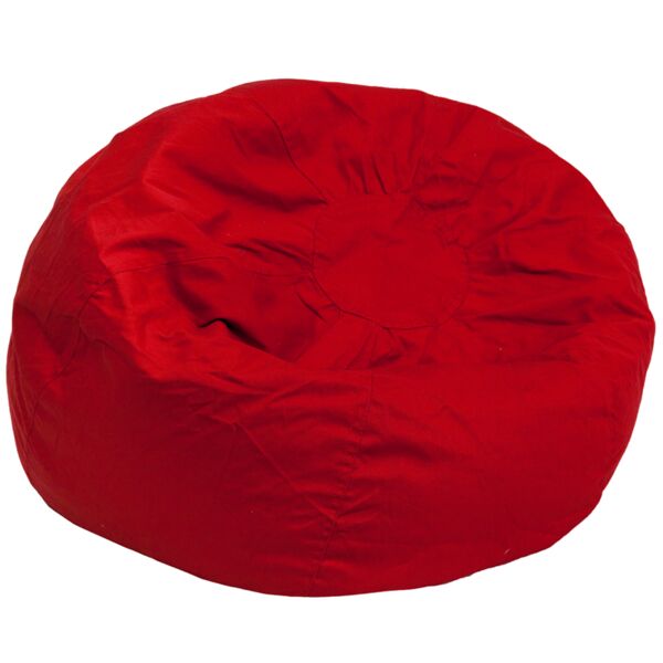 Red Fabric kids bean bag Thumbnail