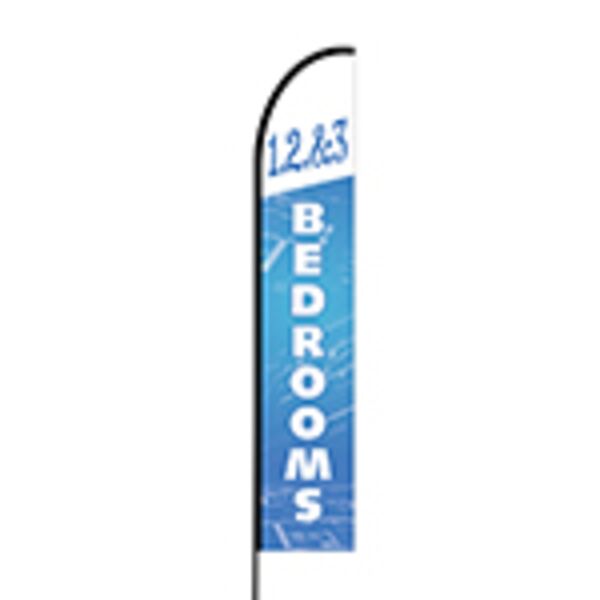 Bedrooms Flex Banner EVO Flag Single Sided Print Thumbnail