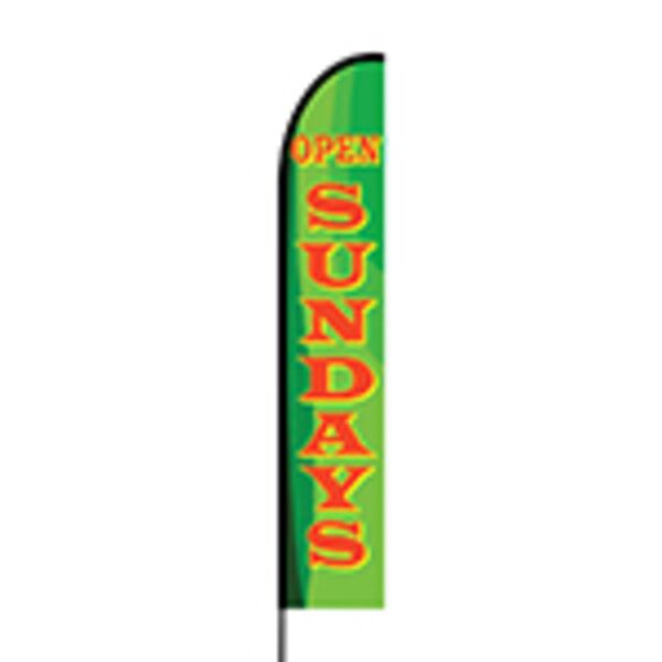 Open Sundays Flex Banner EVO Flag Single Sided Print Thumbnail