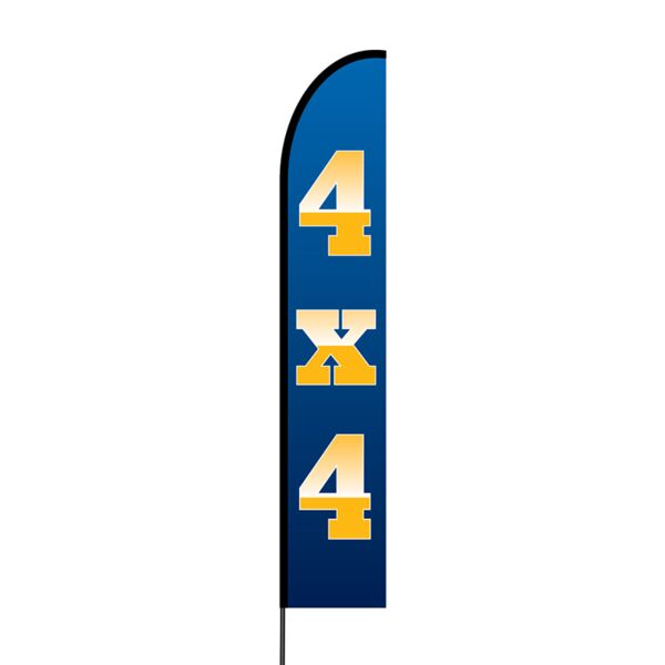 4 x 4 Flex Banner EVO Flag Single Sided Print Thumbnail