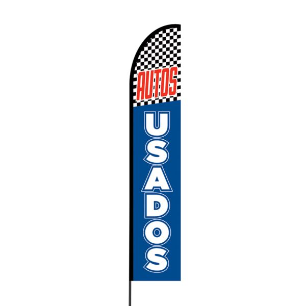 Autos Usados Flex Banner EVO Flag Single Sided Print Thumbnail
