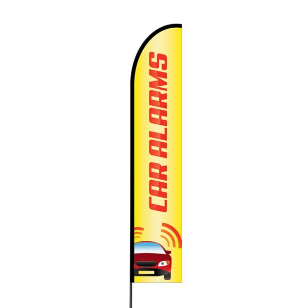 Car Alarms Flex Banner EVO Flag Single Sided Print Thumbnail