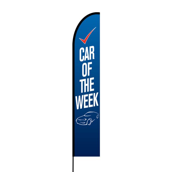 Car of the Week Flex Banner EVO Flag Single Sided Print Thumbnail