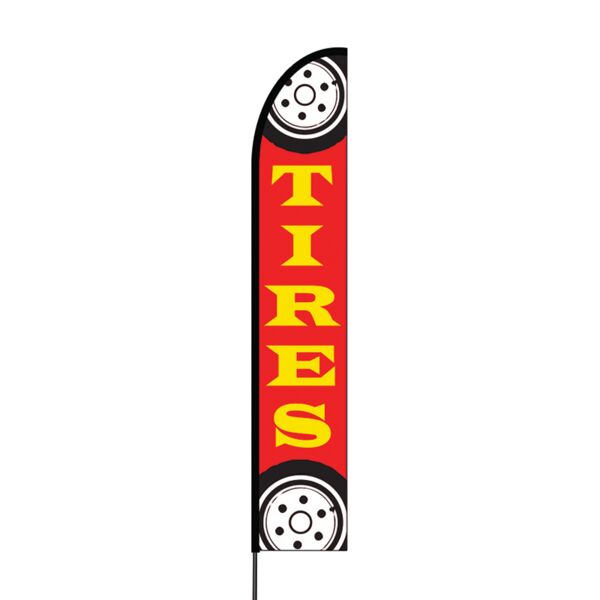 Tires Flex Banner EVO Flag Single Sided Print Thumbnail