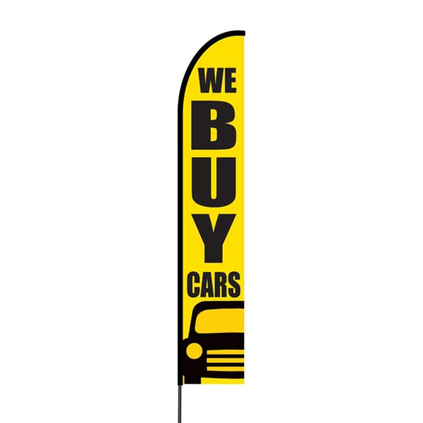 We Buy Cars Flex Banner EVO Flag Single Sided Print Thumbnail