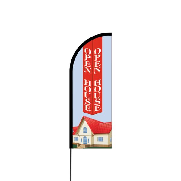 Open House Flex Banner Flag - 11ft Thumbnail