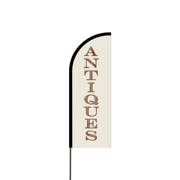 Antiques Flex Banner Flag - 11ft Thumbnail