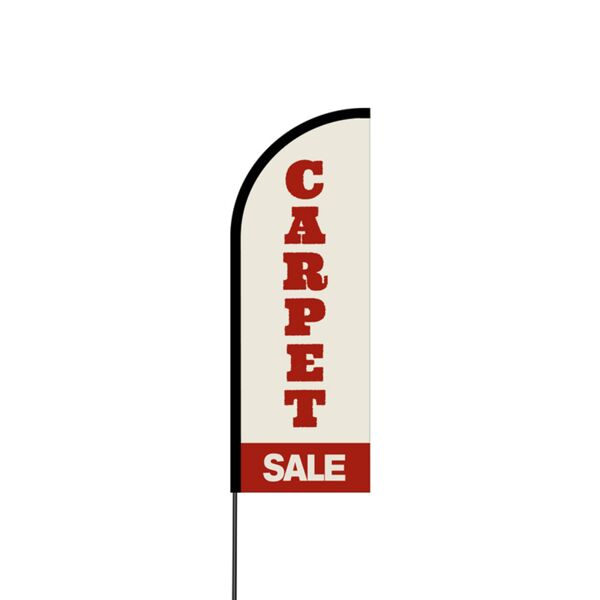 Carpet Sale Flex Banner Flag - 11ft Thumbnail