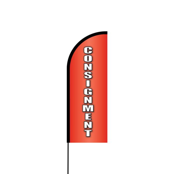 Consignment Flex Banner Flag - 11ft Thumbnail