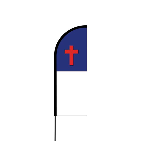 Cross Flex Banner Flag - 11ft Thumbnail