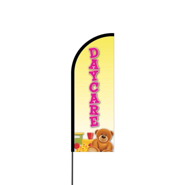 Daycare Flex Banner Flag - 11ft Thumbnail