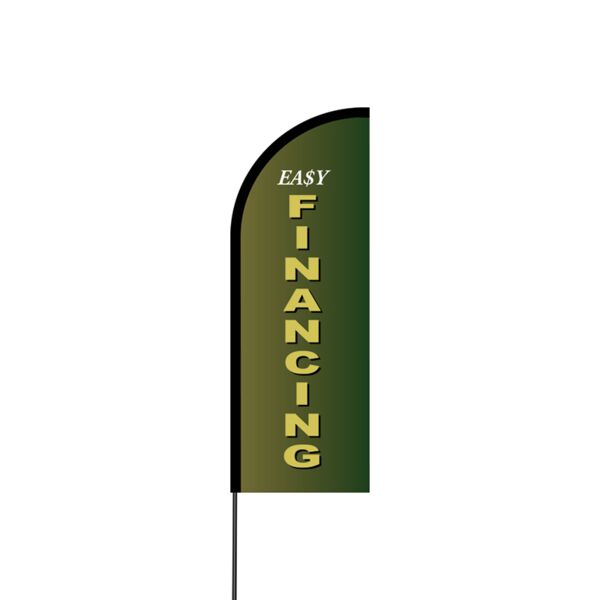 Easy Financing Flex Banner Flag - 11ft Thumbnail