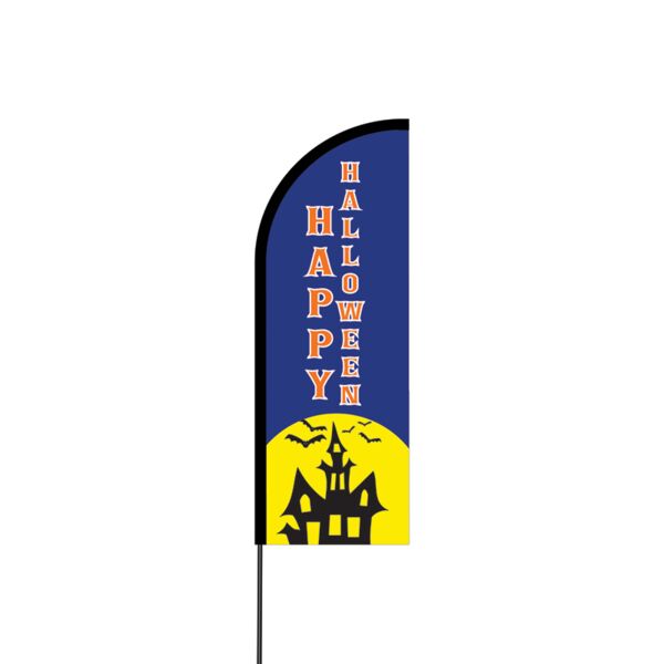 Happy Halloween Flex Banner Flag - 11ft Thumbnail