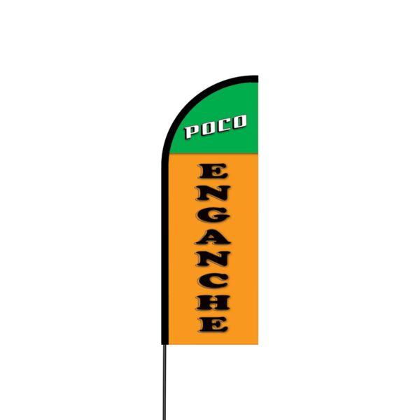 Poco Enganche Flex Banner Flag - 11ft Thumbnail