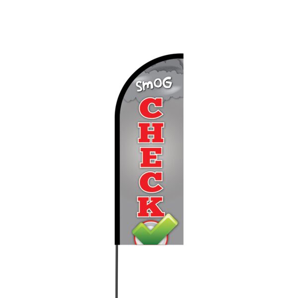 Smog Check Flex Banner Flag - 11ft Thumbnail