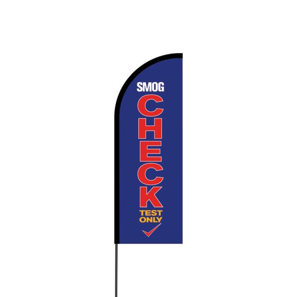 Smog Check Flex Banner Flag - 11ft Thumbnail