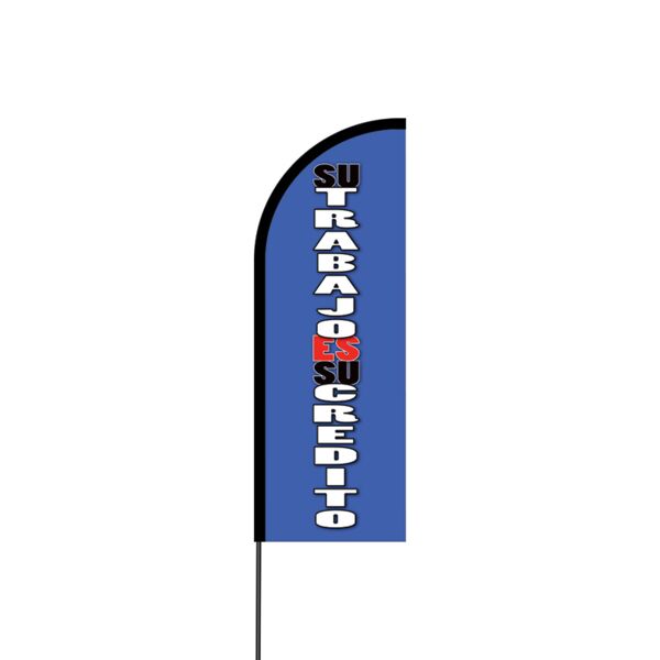 Su Trabajo Flex Banner Flag - 11ft Thumbnail