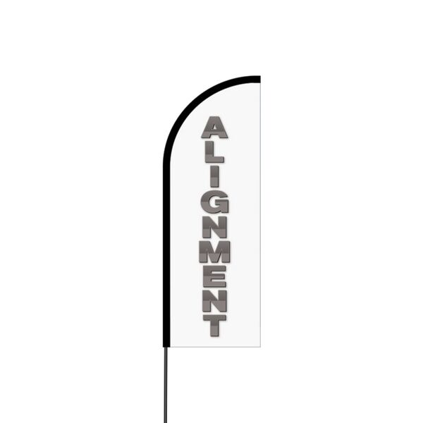 Alignment Flex Banner Flag - 11ft Thumbnail