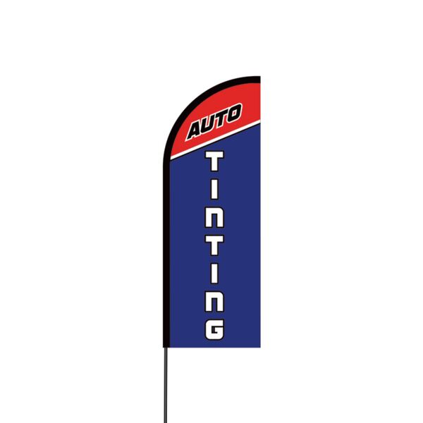Auto Tinting Flex Banner Flag - 11ft Thumbnail