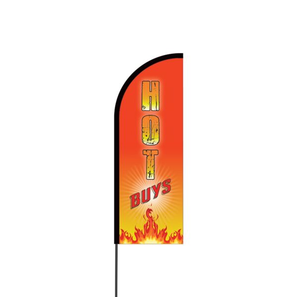 Hot Buys Flex Banner Flag - 11ft Thumbnail