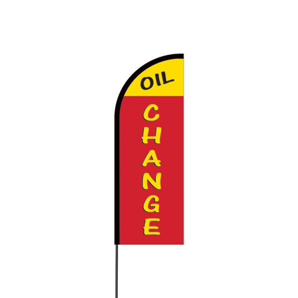 Oil Change Flex Banner Flag - 11ft Thumbnail