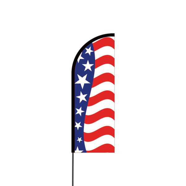 American Flex Banner Flag - 11ft Thumbnail