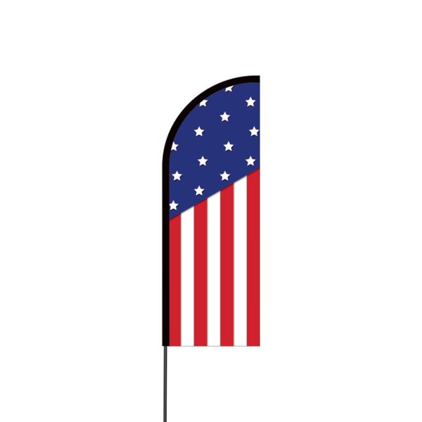 American Flex Banner Flag - 11ft Thumbnail
