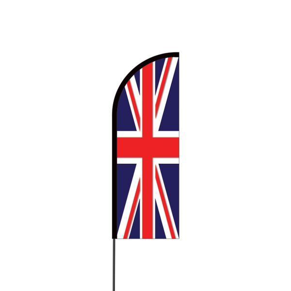 Union Jack Flex Banner Flag - 11ft Thumbnail