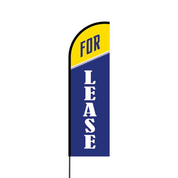 For Lease Flex Banner Flag - 14 (Single Sided) Thumbnail