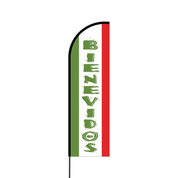 Bienevidos Flex Banner Flag - 14 (Single Sided) Thumbnail