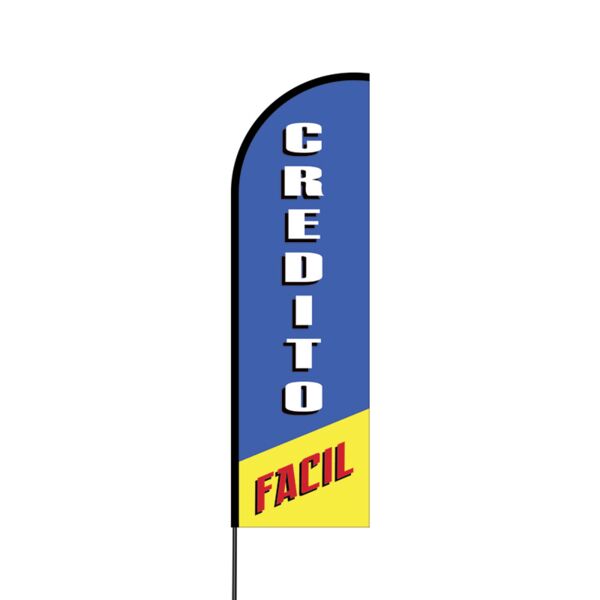 Credito Facil Flex Banner Flag - 14 (Single Sided) Thumbnail