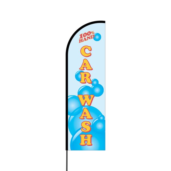 Hand Car Wash Flex Banner Flag - 14 (Single Sided) Thumbnail
