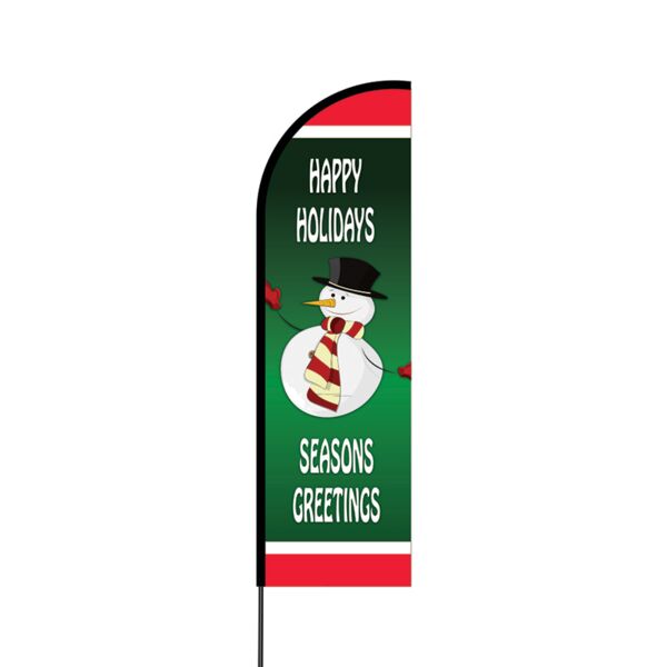 Happy Holidays Flex Banner Flag - 14 (Single Sided) Thumbnail