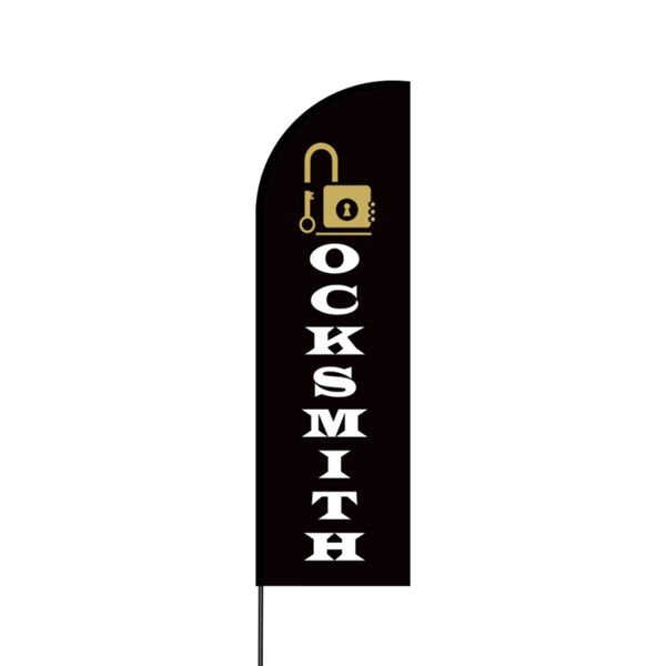 Locksmith Flex Banner Flag - 14 (Single Sided) Thumbnail