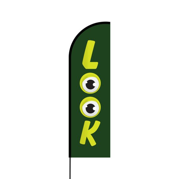 Look Flex Banner Flag - 14 (Single Sided) Thumbnail