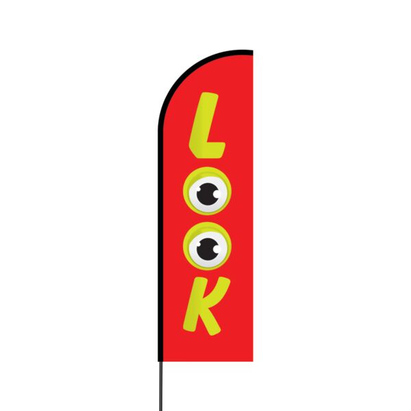 Look Flex Banner Flag - 14 (Single Sided) Thumbnail
