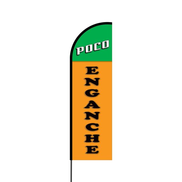 Poco Enganche Flex Banner Flag - 14 (Single Sided) Thumbnail