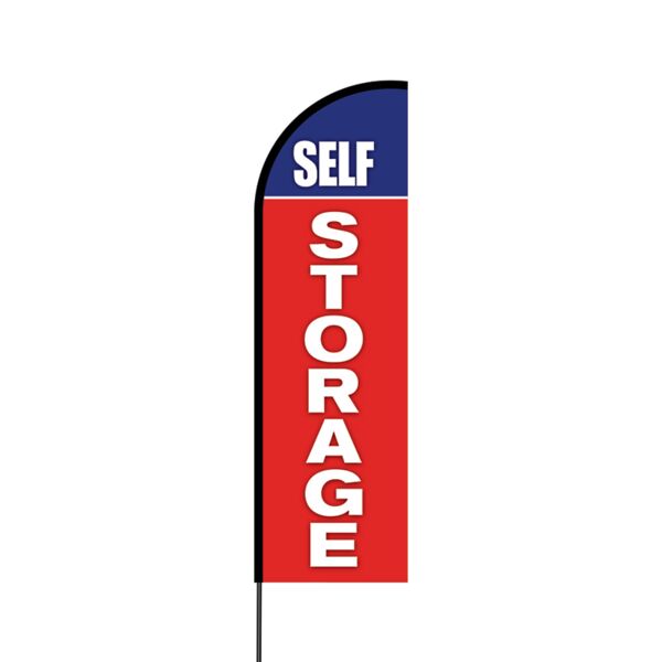 Self Storage Flex Banner Flag - 14 (Single Sided) Thumbnail