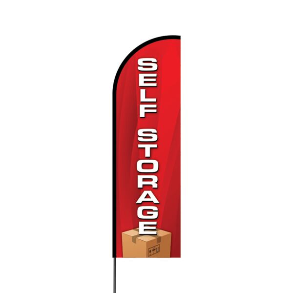 Self Storage Flex Banner Flag - 14 (Single Sided) Thumbnail