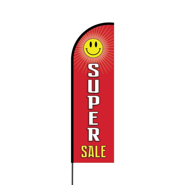 Super Sale Flex Banner Flag - 14 (Single Sided) Thumbnail