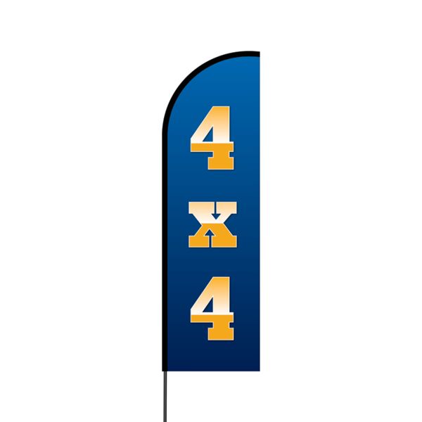 4 x 4 Flex Banner Flag - 14 (Single Sided) Thumbnail