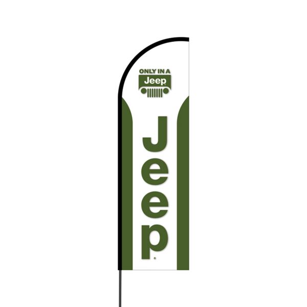 Jeep Flex Banner Flag - 14 (Single Sided) Thumbnail