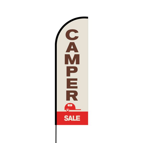 Camper Sale Flex Banner Flag - 14 (Single Sided) Thumbnail
