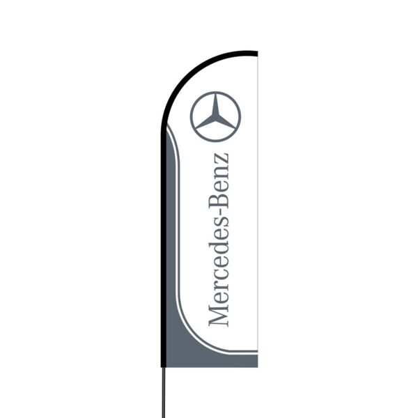 Mercedes Benz Flex Banner Flag - 14 (Single Sided) Thumbnail