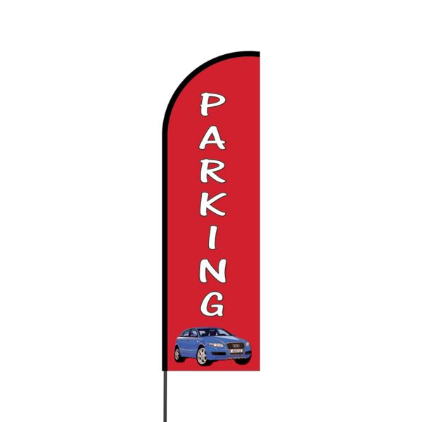 Parking Flex Banner Flag - 14 (Single Sided) Thumbnail