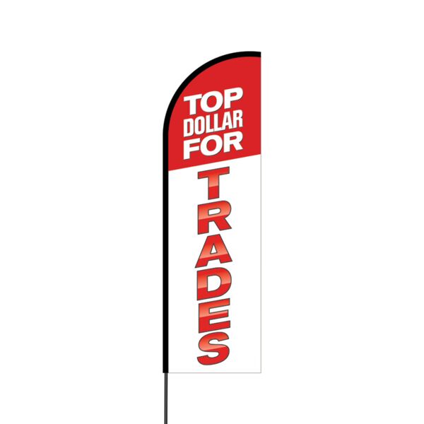 Top Dollar for Trades Flex Banner Flag - 14 (Single Sided) Thumbnail